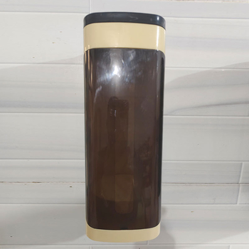 Диспенсър за чаши – пластмасов, стенен монтаж, единична тръба, прост стил, тегло 100 г