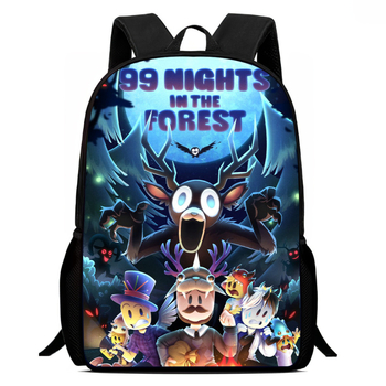 Wolyn unisex ruksak za osnovnu školu — Oxford platno, ergonomski stražnji panel, otporan na habanje, zaštita kralježnice, anime uzorak, velik kapacitet