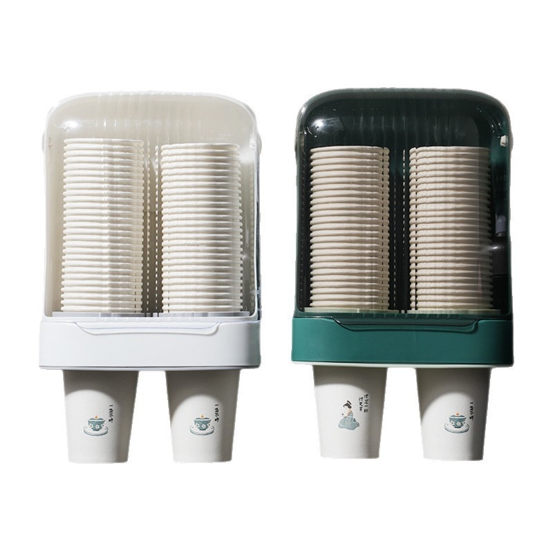 Държач за чаши за стена, пластмасов, без пробиване, тегло 380 г, стил луксозно ретро