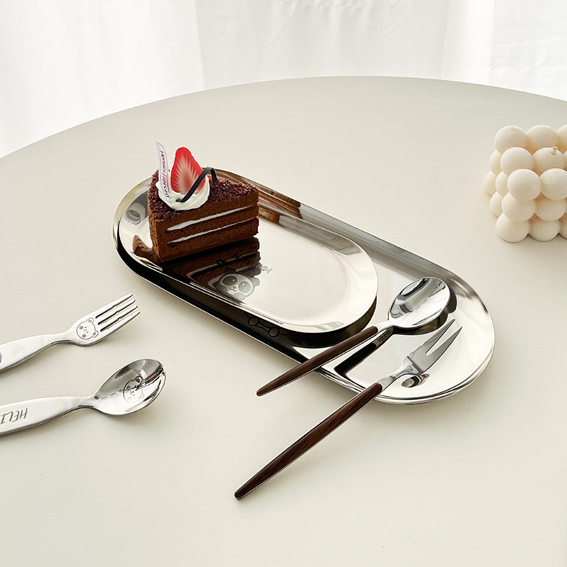 Worthbuy 304 nehrđajući čelik dvodijelne vilice za voće, set, moderni minimalistički stil