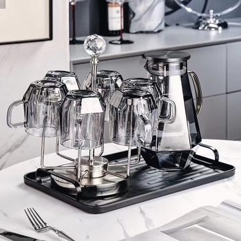 Stakleni set pića za dom: šesterokutna posuda, čajnik i šalice za čaj, stil ins wind, Chang Lan marka