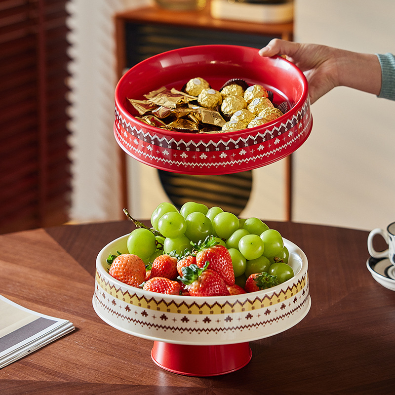 Чиния за плодове от пластмаса – Bulan Bear, ретро стил, луксозен ретро дизайн, нередовен модел, първо качество