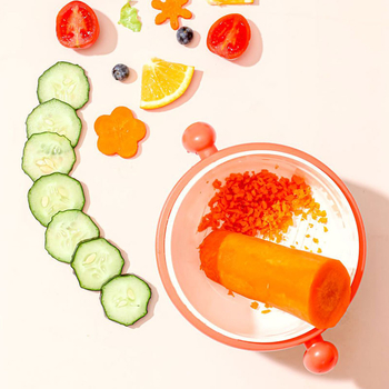 Set de veselă pentru copii din oțel inoxidabil, 2-3 piese, stil drăguț, pentru copii de peste 12 luni