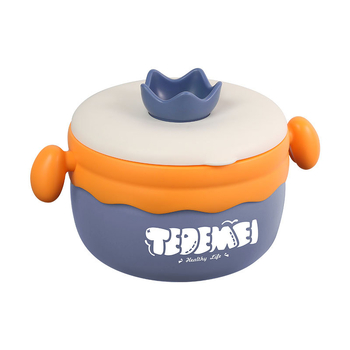 Set de veselă pentru copii din oțel inoxidabil, 2-3 piese, stil drăguț, pentru copii de peste 12 luni