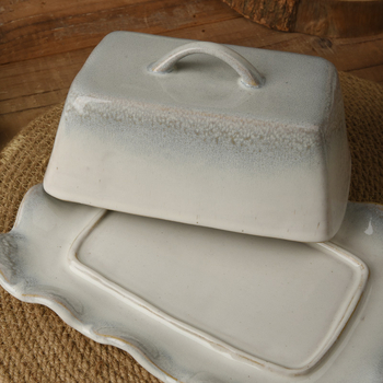 Керамичен съд за масло с капак в нордичен стил, персонализируемо лого, марка Kakel, премиум клас