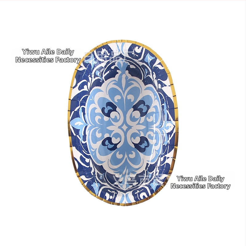 Love jednorázové oválne papierové misky na dip do hot-pot, domáce párty, ekologické