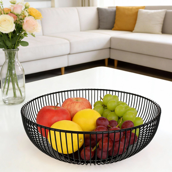 Coș de fructe din metal, stil Nordic, design simplu, lansat în 2023