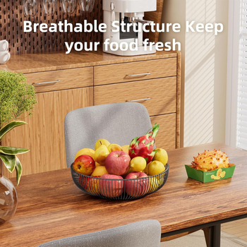 Coș de fructe din metal, stil Nordic, design simplu, lansat în 2023