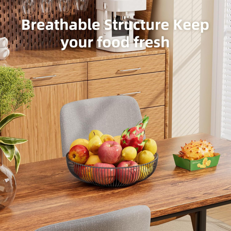 Coș de fructe din metal, stil Nordic, design simplu, lansat în 2023