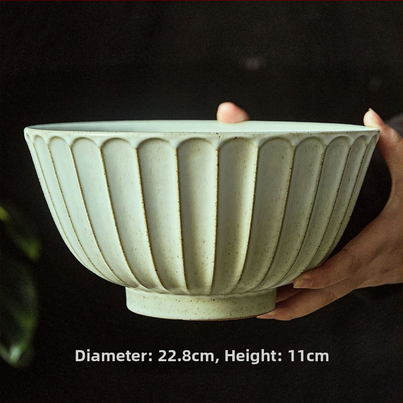 Tongxing 11-dijelni set keramičkog posuđa u retro stilu – japanska keramika, plosnate zdjele, tanjuri za sushi, tanjuri za užinu, jednobojan, glazirana površina peći, mikrovalna kompatibilnost, prilagodljiv