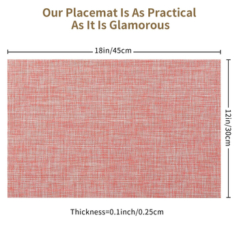 Set de suporturi pentru masă din PVC, cu față de masă și covorașe pentru oale, impermeabile și rezistente la ulei, pătrate, origine Zhejiang, calitate Prima Clasă