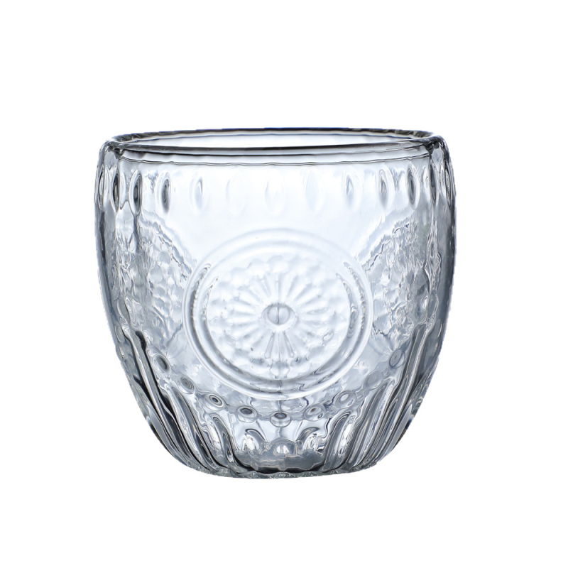 Двоен слой боросиликатно стъкло, чаша за кафе/чай, термоустойчива, без дръжка, ледников модел, комплект от 6 броя