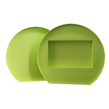 Polukružna kutija za darove s UV premazom, toplim otiskom i laminacijom; prilagodljivo pakiranje u kineskom stilu; valoviti karton i različiti kartonski materijali