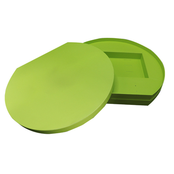 Polukružna kutija za darove s UV premazom, toplim otiskom i laminacijom; prilagodljivo pakiranje u kineskom stilu; valoviti karton i različiti kartonski materijali