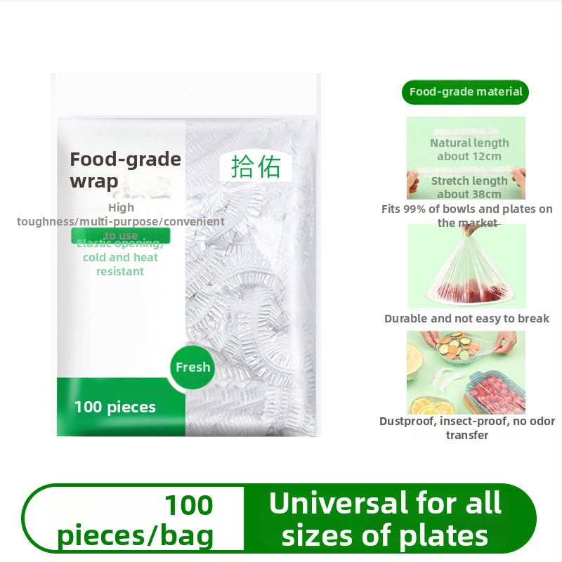 Kryt na potravinovú fóliu, PE materiál, 12+ kusov, pre domácnosť