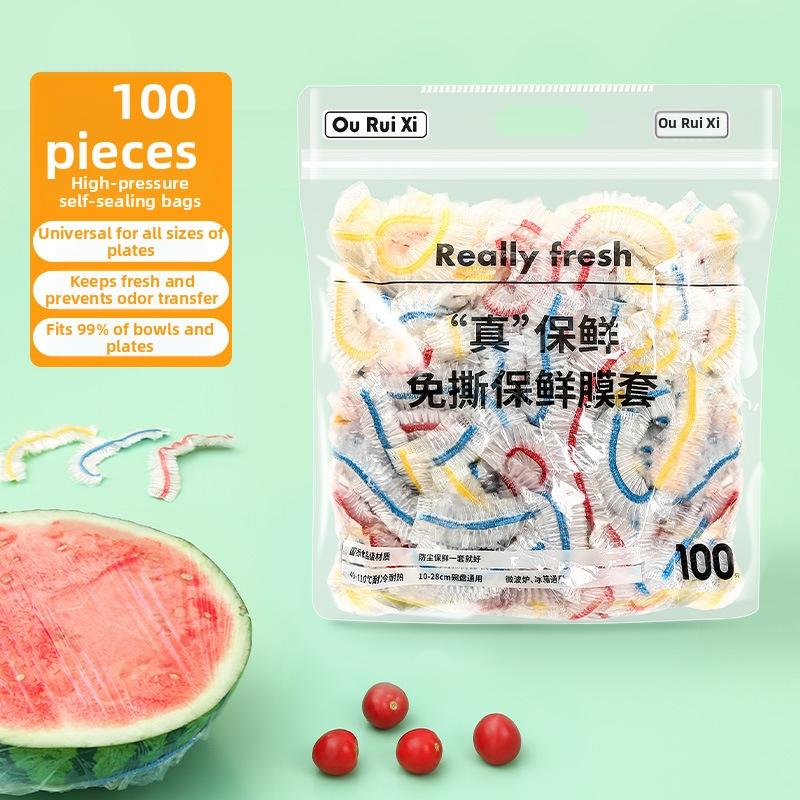 Kryt na potravinovú fóliu, PE materiál, 12+ kusov, pre domácnosť