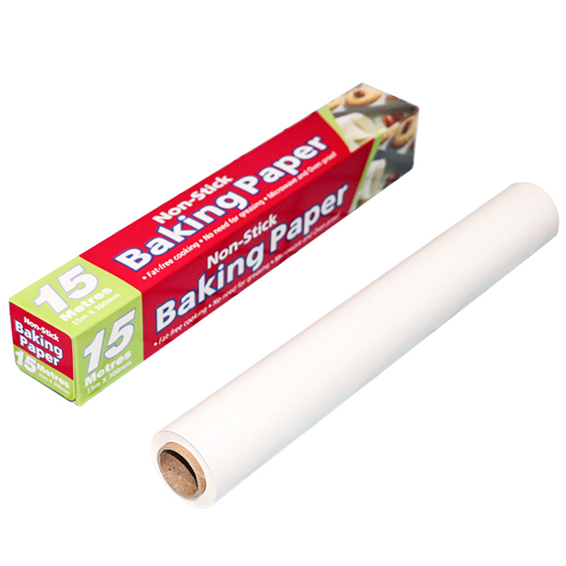 Jingluo Hârtie silicon pentru copt – de calitate alimentară, absorbant ulei, 40 g/m²