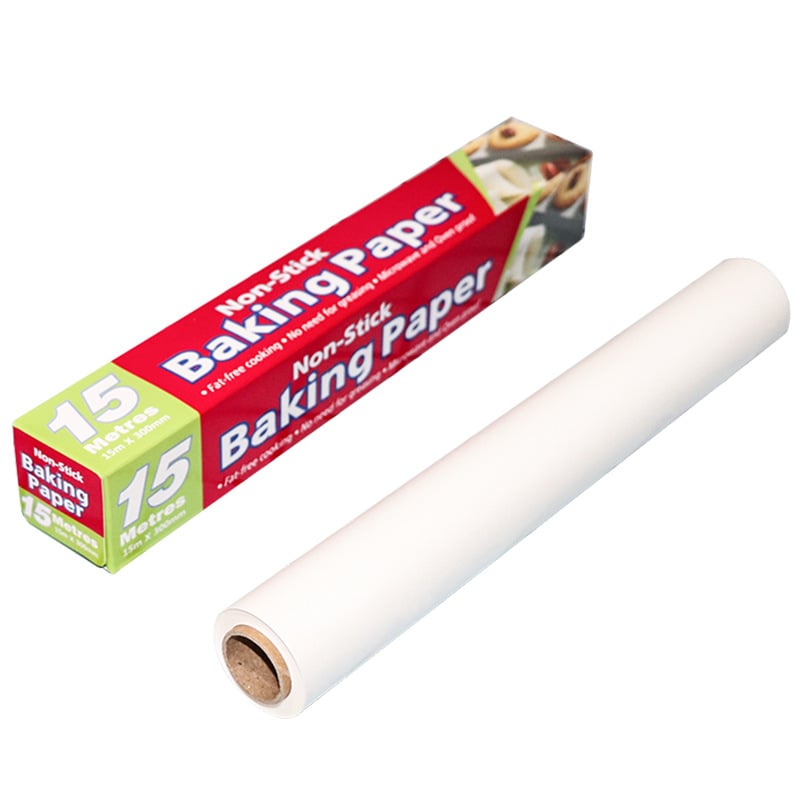 Hârtie de silicon pentru coacere, dublu-față, 40 g/m², de grad alimentar