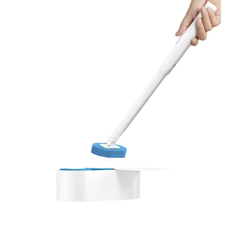 Еднократен стенен комплект за четка за тоалетна, пластмасов, 1 бр., тегло 0,5