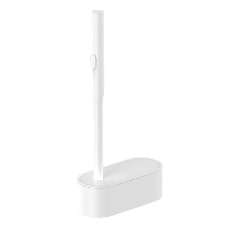 Еднократен стенен комплект за четка за тоалетна, пластмасов, 1 бр., тегло 0,5