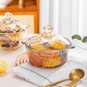 Μπολ για νούντλς και σαλάτα με καπάκι - διπλά χερούλια, αντι-καύσης, χειροποίητο από την ffy, σκανδιναβικό ύφος