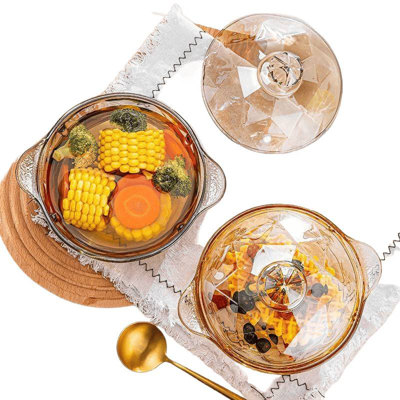 Μπολ για νούντλς και σαλάτα με καπάκι - διπλά χερούλια, αντι-καύσης, χειροποίητο από την ffy, σκανδιναβικό ύφος