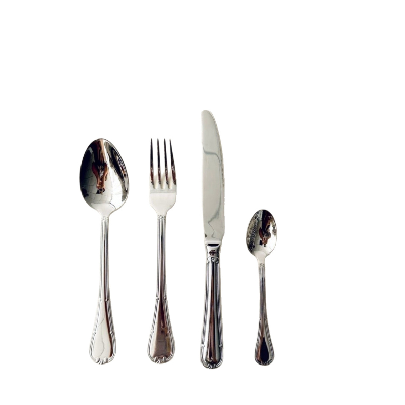 Set posuđa od nehrđajućeg čelika 304 za zapadnu kuhinju – debelo polirano, visoka klasa, ručna izrada, prilagodljivo, model 009