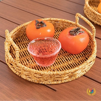 Метален поднос за плодове – минималистичен луксозен стил, пуснат през 2022 г.