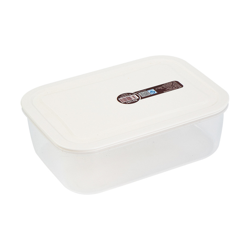 Crisper élelmiszer-tároló doboz, PP műanyag, négyszögletes formájú, mikrohullámú sütővel kompatibilis