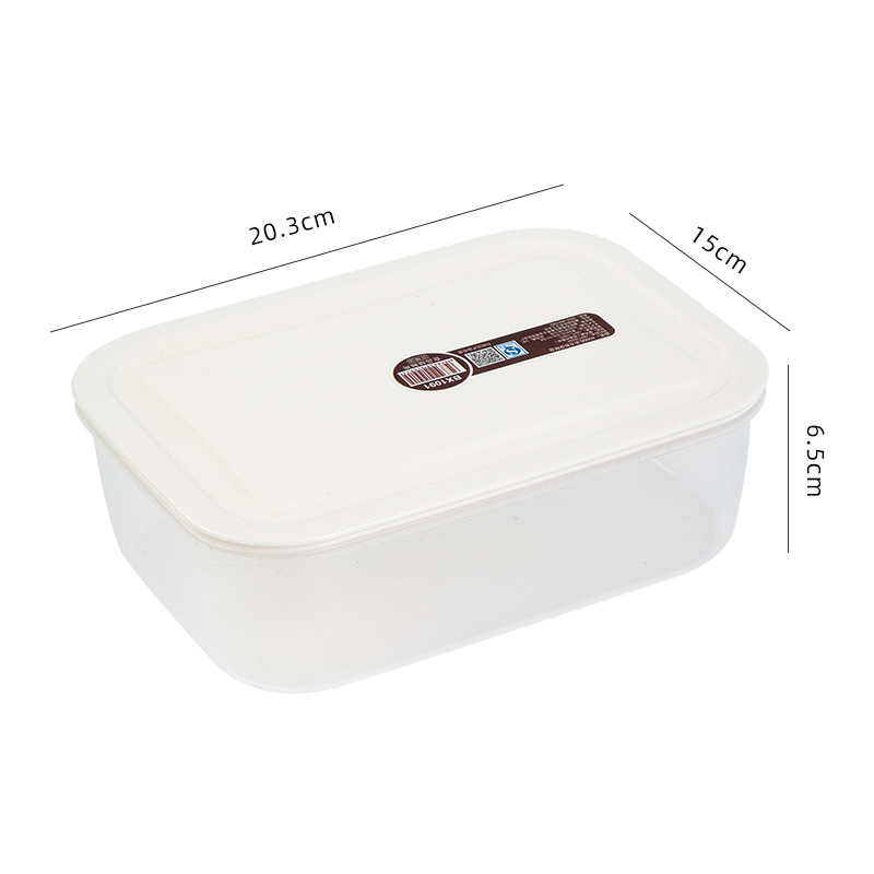 Crisper élelmiszer-tároló doboz, PP műanyag, négyszögletes formájú, mikrohullámú sütővel kompatibilis