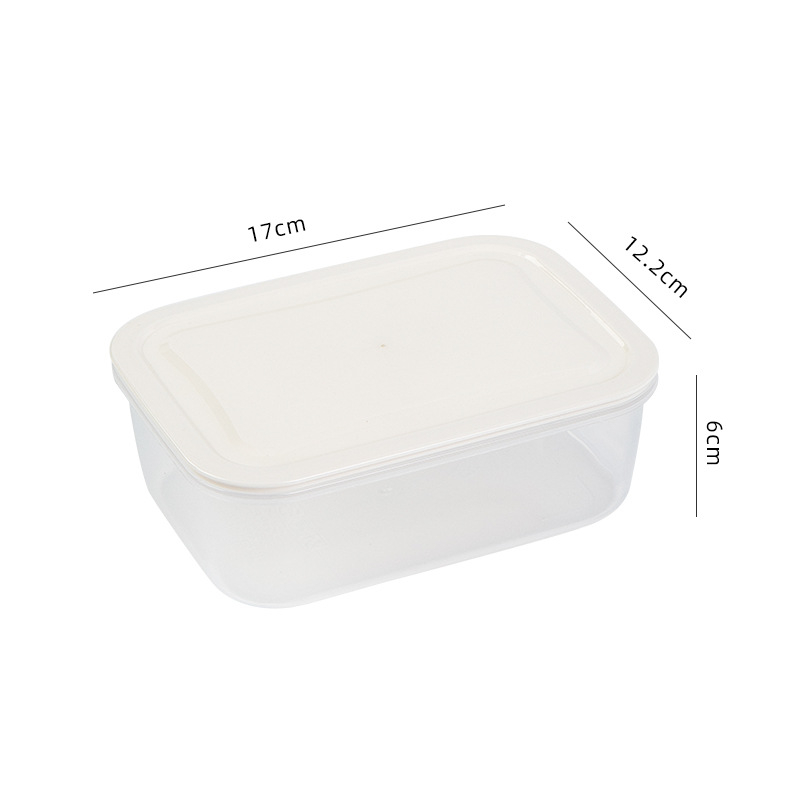 Crisper élelmiszer-tároló doboz, PP műanyag, négyszögletes formájú, mikrohullámú sütővel kompatibilis