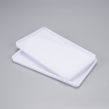 PP műanyag lefolyó tálca, téglalap alakú peremmel; anyag: PP; logó nyomtatás lehetséges; testreszabás elérhető; alkalmas szállodákhoz és étkezésekhez