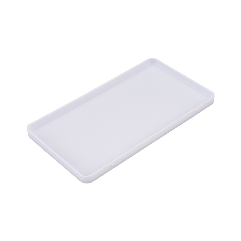 PP műanyag lefolyó tálca, téglalap alakú peremmel; anyag: PP; logó nyomtatás lehetséges; testreszabás elérhető; alkalmas szállodákhoz és étkezésekhez