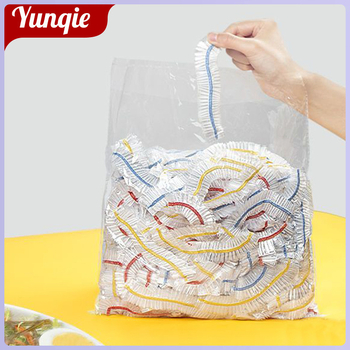 Плик за запазване на свежестта на храната – еднократна употреба, за дома (Марка: YUNQIE; Материал: PE; 1 бр.; Опаковка: 100 торби в кутия; Срок на годност: 36 месеца)