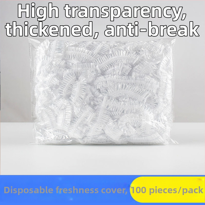 Fólia na uchovanie čerstvosti potravín – jednorazová, domáce použitie (Značka: YUNQIE; Materiál: PE; 1 ks; Balenie: 100 tašiek/krabica; Trvanlivosť: 36 mesiacov)