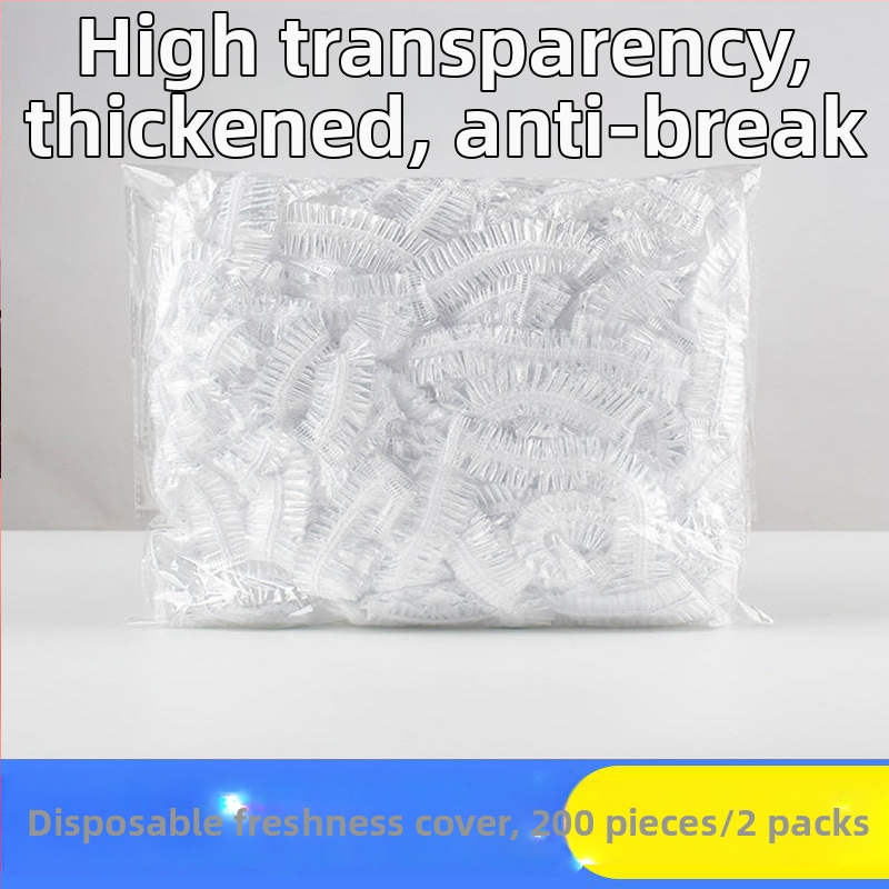 Fólia na uchovanie čerstvosti potravín – jednorazová, domáce použitie (Značka: YUNQIE; Materiál: PE; 1 ks; Balenie: 100 tašiek/krabica; Trvanlivosť: 36 mesiacov)