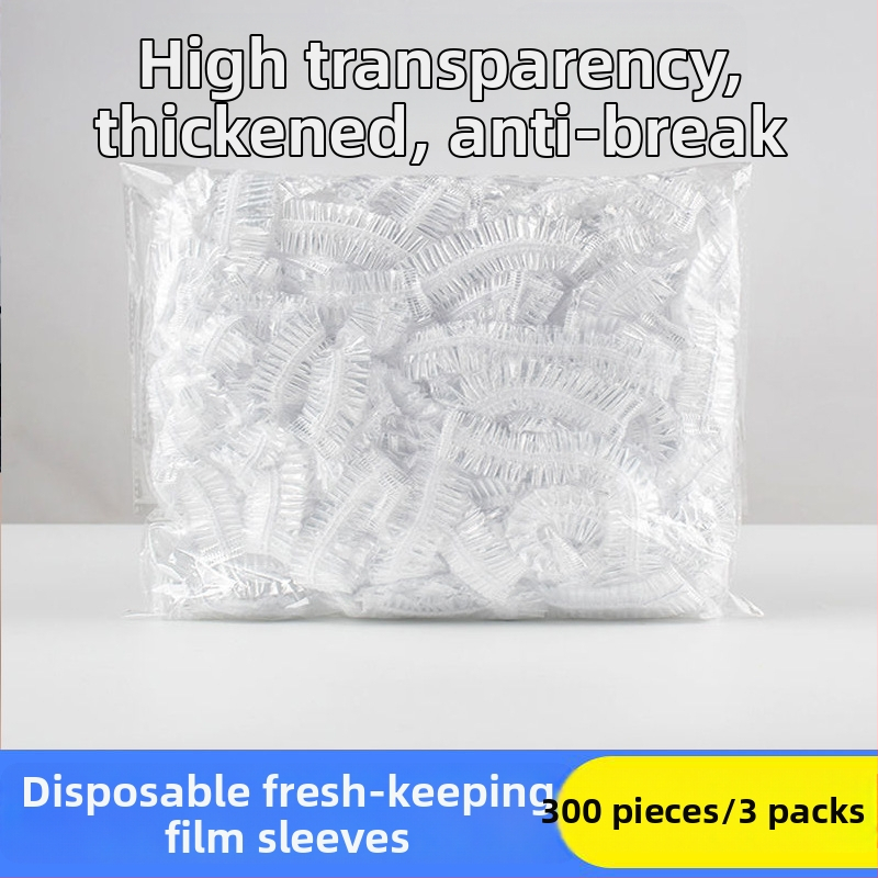 Fólia na uchovanie čerstvosti potravín – jednorazová, domáce použitie (Značka: YUNQIE; Materiál: PE; 1 ks; Balenie: 100 tašiek/krabica; Trvanlivosť: 36 mesiacov)