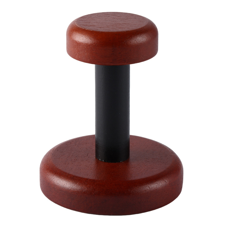 Стойка за чаши от орехово дърво за бюро — минималистичен офис организатор, съхранение на чаши за кафе и чай