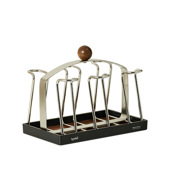 Asztali pohártartó csepegtető — rozsdamentes acél, könnyed luxus retro stílus, poharak és borospoharak számára