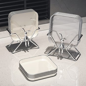 Plastična posuda za kosti – jednostavan moderan stil, jednobojni uzorak, četverostrani oblik, mogućnost tiskanja logotipa