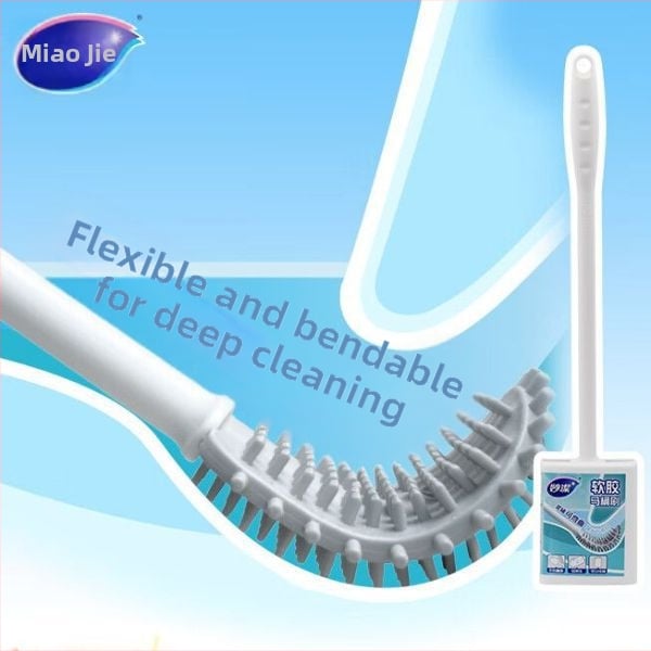 Силиконова четка за тоалетна Miaojie — 50 г, 1 бр.