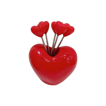 Set de furculițe pentru fructe - model desen animat, stil proaspăt și drăguț, brand Eumenie, material: viscoză