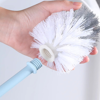 Četka za WC s dugačkim držačem, plastična, čišćenje bez mrtvih kutova, ugradnja bez bušenja, zimsko izdanje 2020