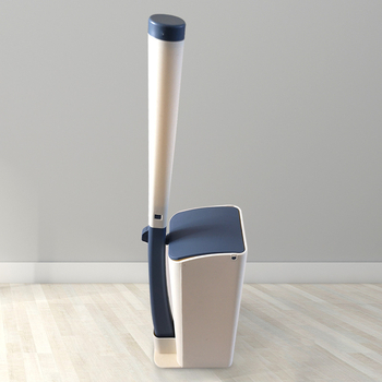 Еднократна тоалетна четка с разтваряща се глава, комплект 2 бр., пластмаса, Ze Chuan