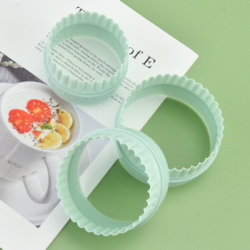 Kružni kalup za kekse od PP s reljefom, 8-dijelni set za pečenje keksa