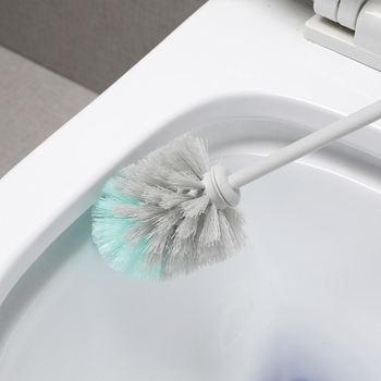 Meiliya četka za zahod s dugim držalom i kuglastom glavom, plastična konstrukcija