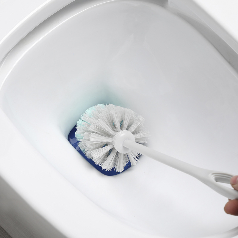 Meiliya četka za zahod s dugim držalom i kuglastom glavom, plastična konstrukcija