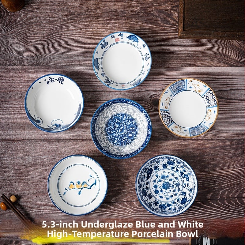 Porcelánová miska na občerstvenie v retro štýle, kruhový tvar, pod glazúrou, bez loga