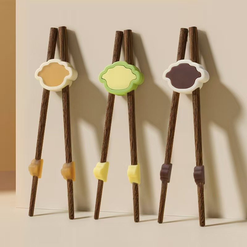 Chopsticks de antrenament pentru copii – antiderapante, pentru vârsta peste 12 luni, 1 set, stil copil, stil chinezesc nou