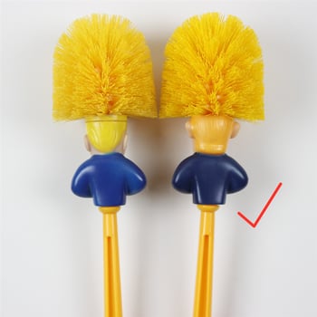 Четка за тоалетна във форма на кукла, пластмасова, тегло 50, опаковка торба, пуск през пролет 2021